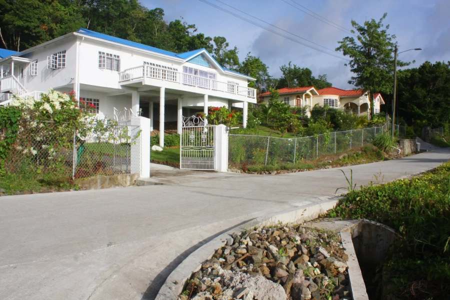 St. Lucia Real Estate Sea View Villa in Castries gated villa