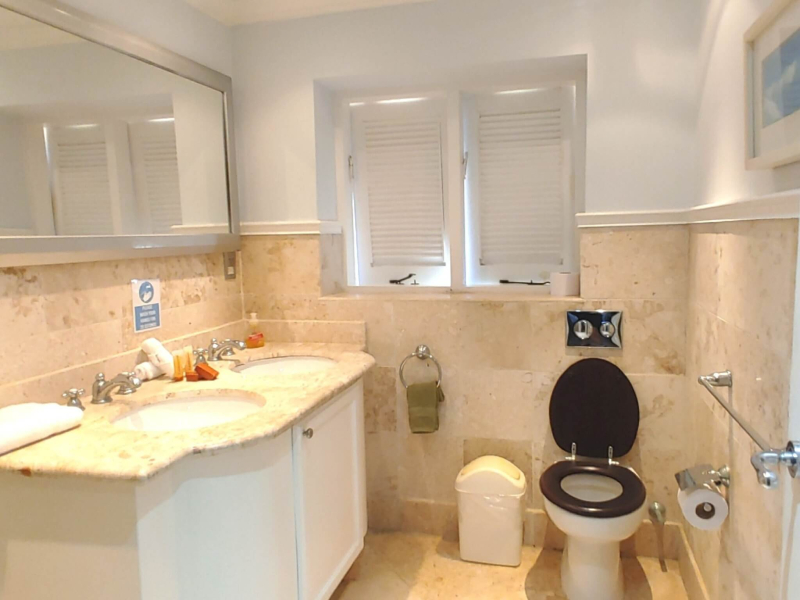 St. Lucia Real Estate Cap Cove – 3 Bedroom Townhouse + 1 Bed Cottage bathroom