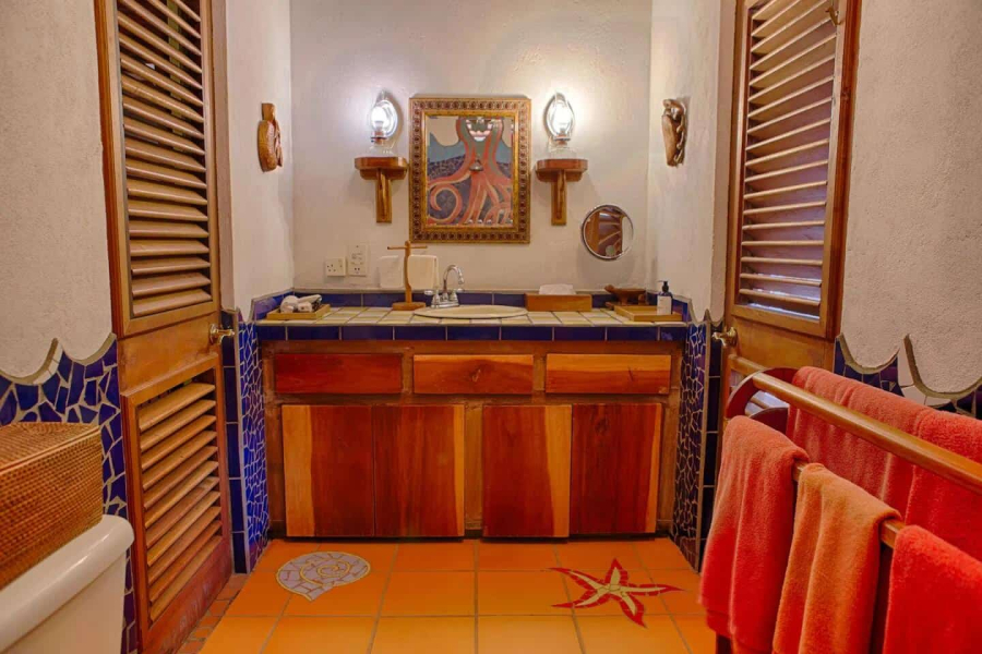 St. Lucia Real Estate Villa Piton views bath