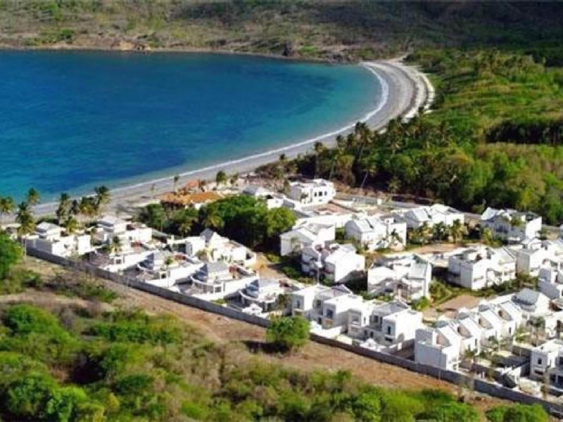 St. Lucia Real Estate Cap Cove – 3 Bedroom Townhouse + 1 Bed Cottage aerial view