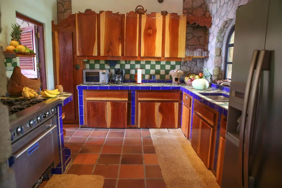 St. Lucia Real Estate Villa Piton large kitchen