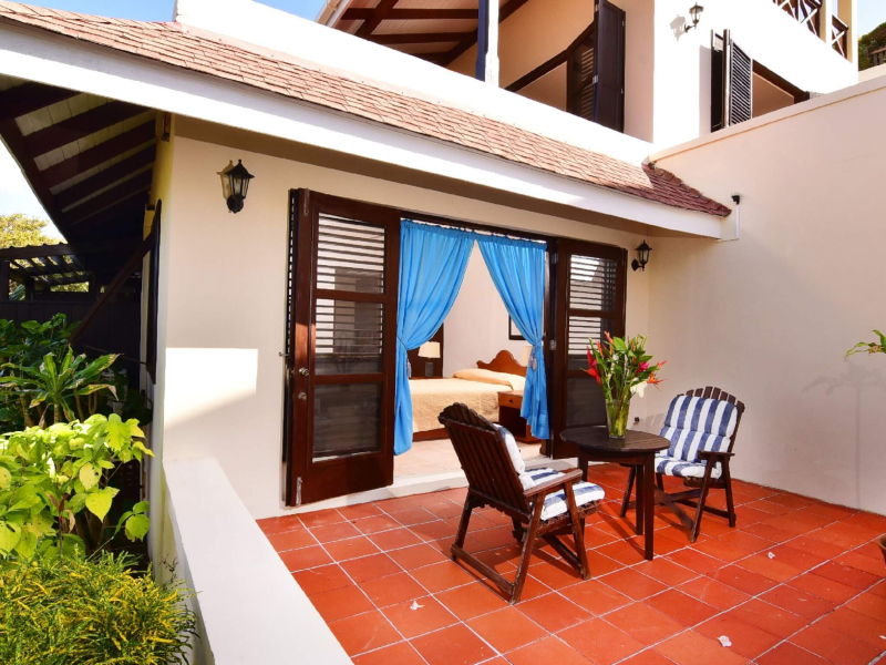 St. Lucia Real Estate Cliffside Oceanview Estate outdoor patio