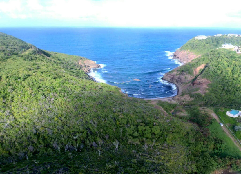 St. Lucia Real Estate Oceanfront land in Cap Estate