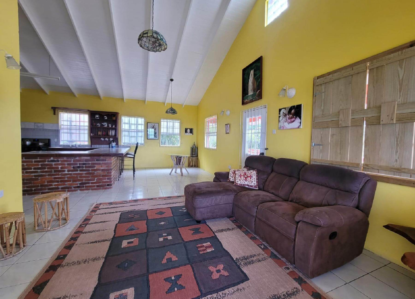 st lucia real estate Sea View 3 Bed Villa with Guest Apartment sofas