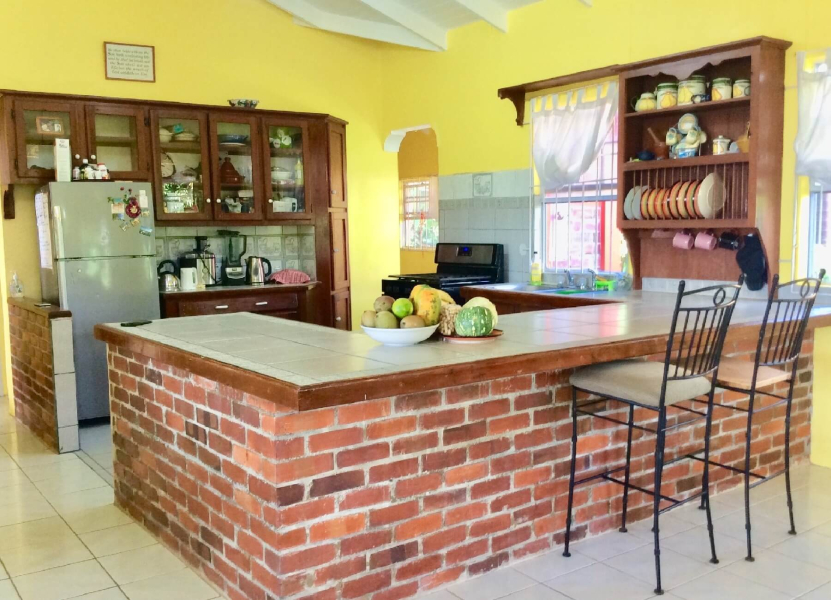 st lucia real estate Sea View 3 Bed Villa with Guest Apartment kitchen