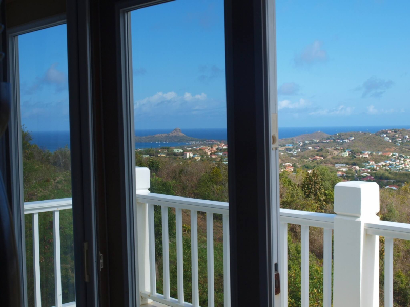 St. Lucia Real Estate Villa Rodney balcony