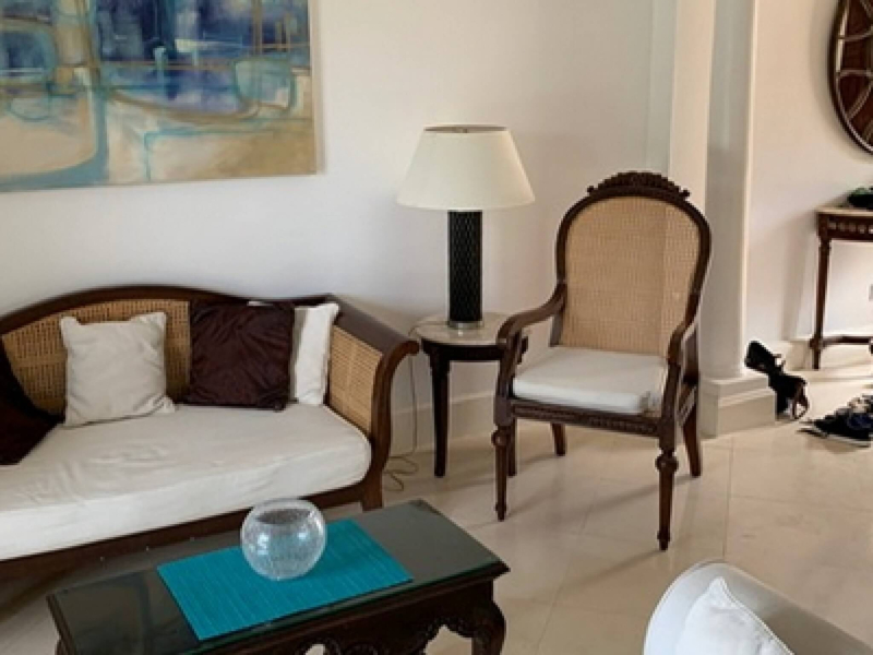 St. Lucia Real Estate Cap Cove – 3 Bedroom Townhouse + 1 Bed Cottage living room